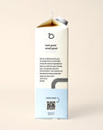 Side View of Care Free Concentrated Laundry Soap. 32 ounces, plastic-free. Information about Bloop's mission with QR code.