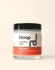 Front Image of Super Bloom Concentrated Laundry Soap. 4 ounces. Plastic-free and eco-friendly.