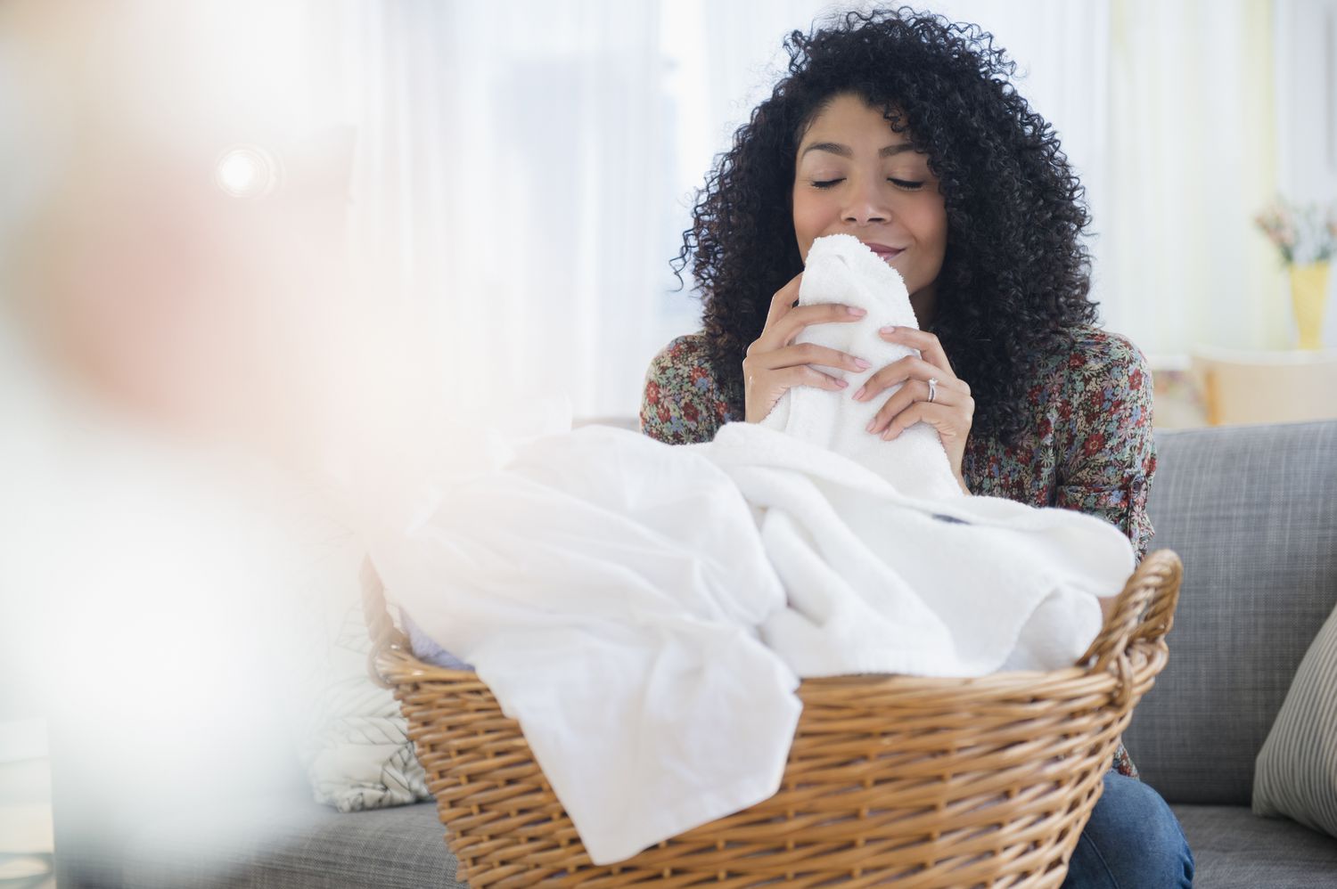 smelling fresh laundry that is natural, small batch, skin sensitive, and eco-friendly