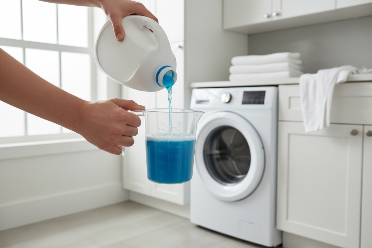 how much laundry soap to actually use for a load of laundry